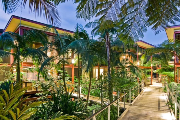 Exterior of suites